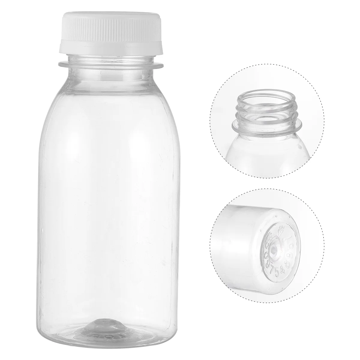 Glass Bottles Bottlewatersquare Jug Reusabledrinkingrefillable Caps Lids Kids Bpa Box Container Jar Empty Dairy Yogurt images - 6