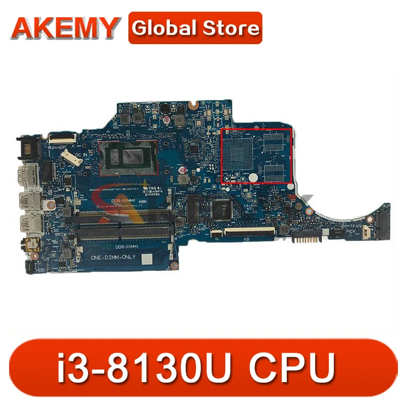 

Материнская плата для ноутбука Hp 14-CK 14-CF 240 G7 L23231-601 6050A2977601-MB с процессором i3-8130U DDR4 100%
