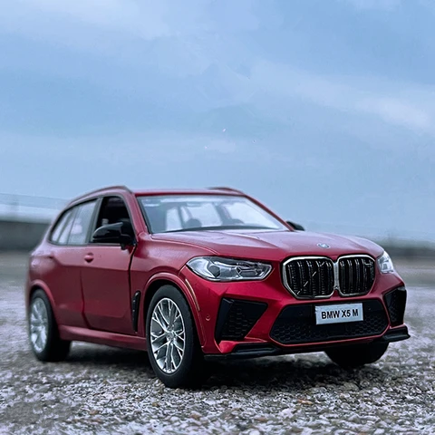 BMW X5 X5M SUV масштаб 1:32 металлическая модель автомобиля со звуком и светом