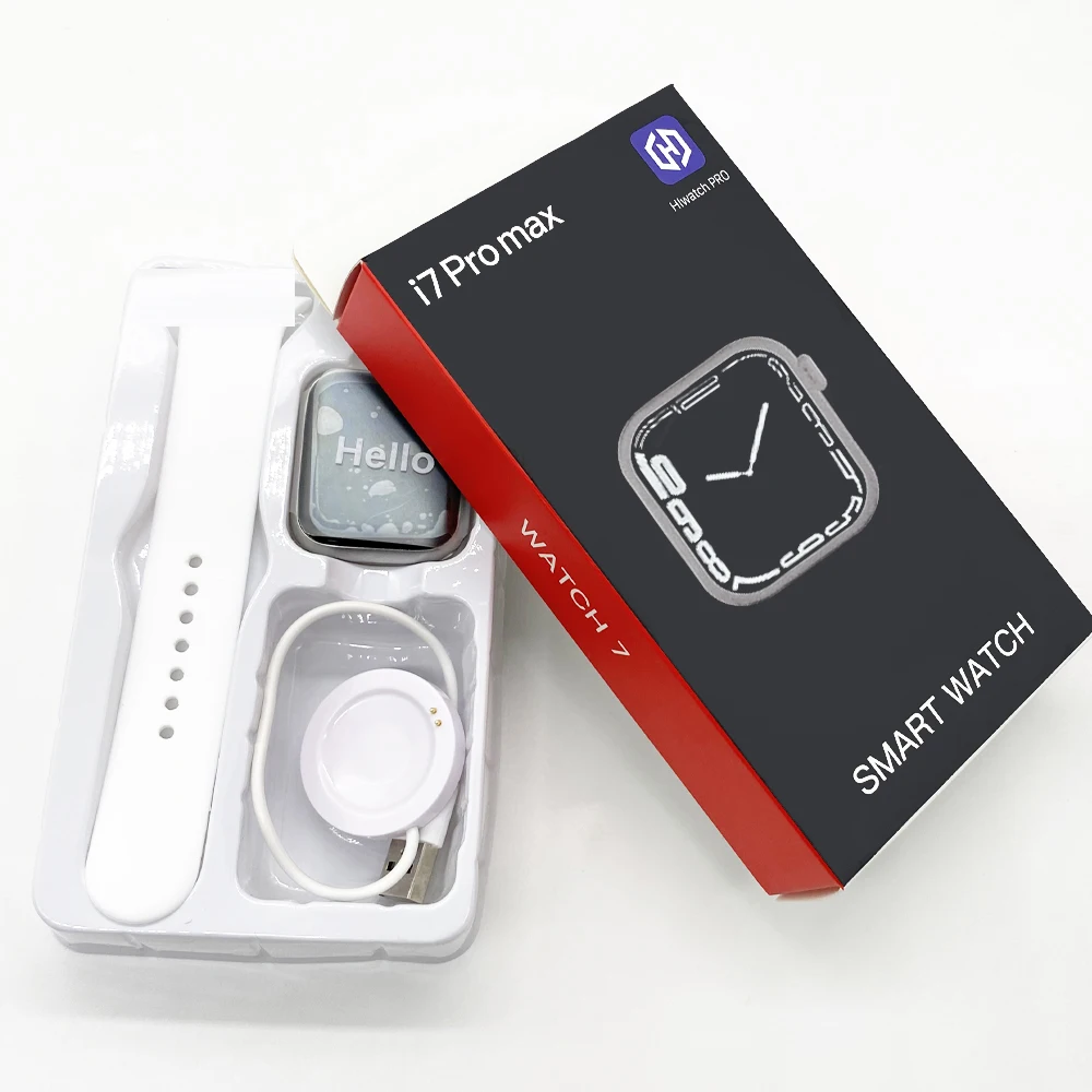 2022 IWO 13 I7 Pro Max Smart Watch Women Men Series 7 Bluetooth Call 44mm Blood Pressure Monitor Smartwatch For Apple Android