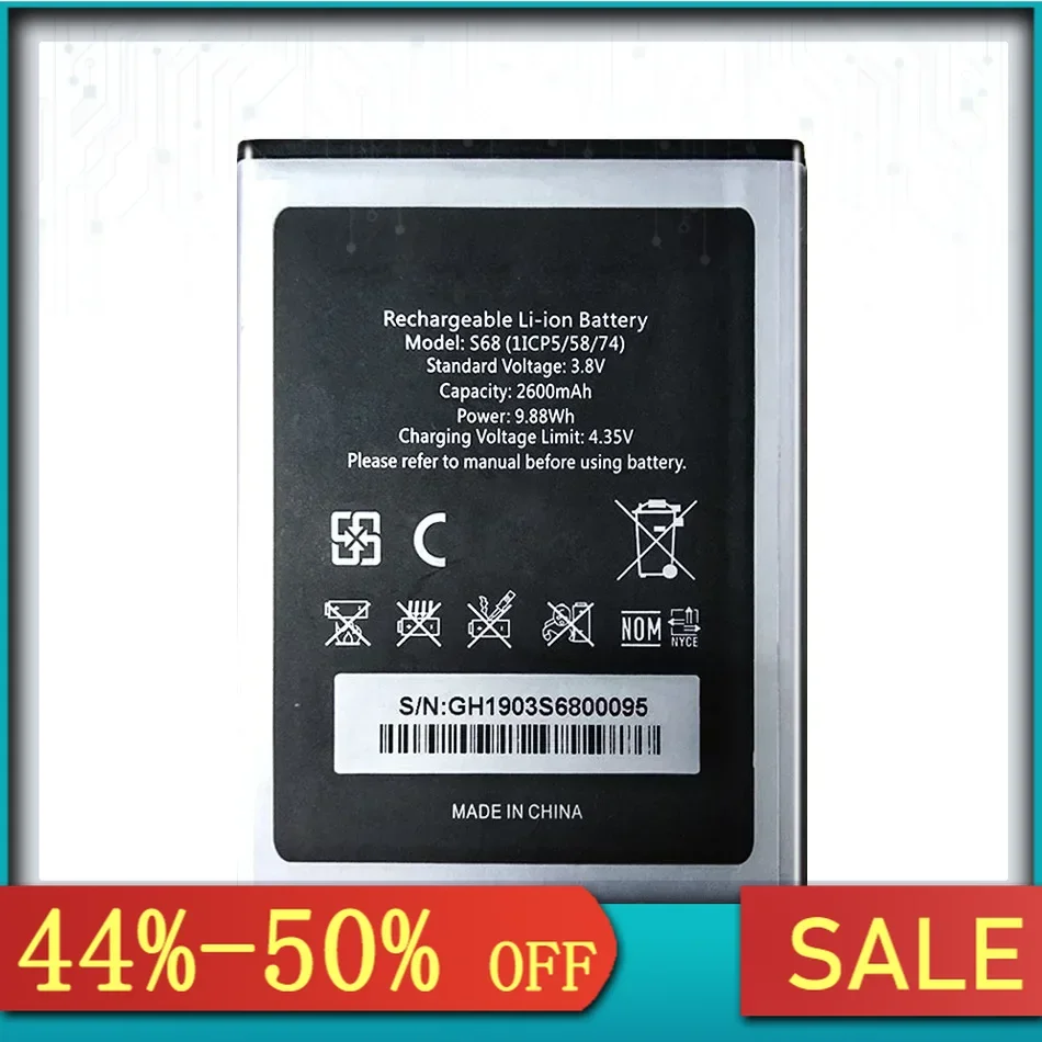 Высококачественная батарея 2600 мАч C 16 для смартфона OUKITEL S68/C16 Pro C16pro Batteria