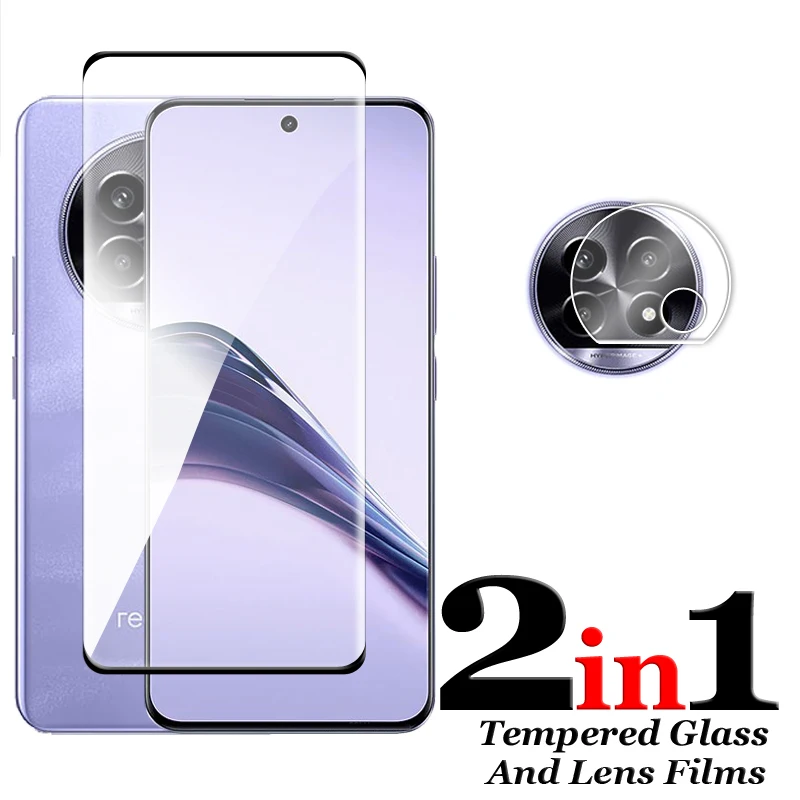 Фото 6 в 1 для Realme 13 Pro Plus стекло Realme 13 Pro закаленное стекло 6,7 дюймов 3D изогнутая полная Защита экрана для Realme 13 Pro №3
