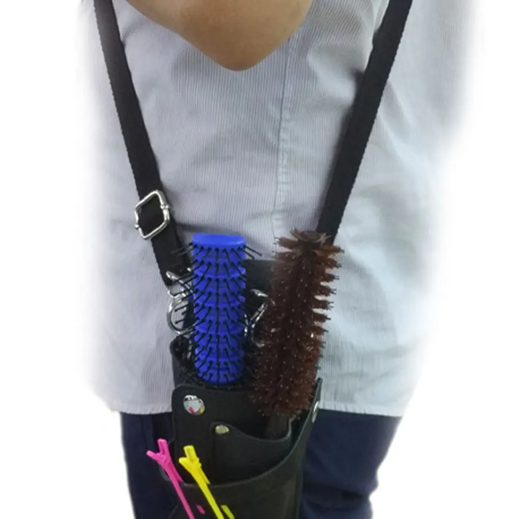 

2 Convenient Detachable Hairdresser Scissor Bag With Multiple Compartments And Wear-resistant Length
