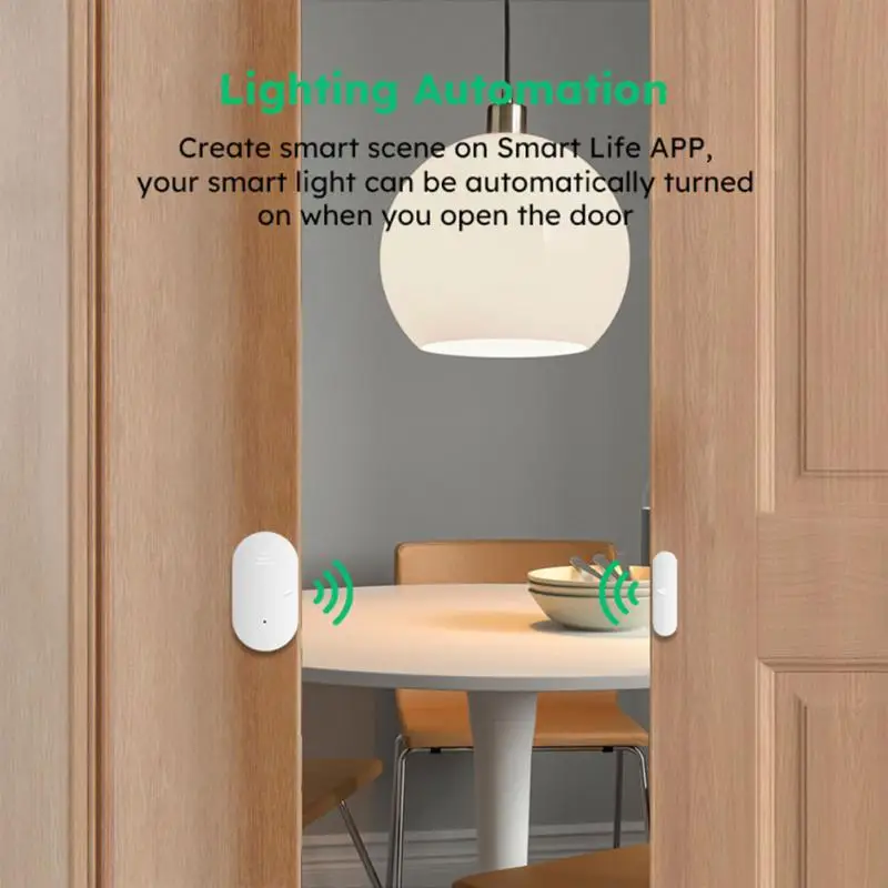 Tuya Zigbee Door Window  Sensor Smart Life Control Wireless Door Detectors Automatic Sliding Door Magnetic Contact Sensor enlarge