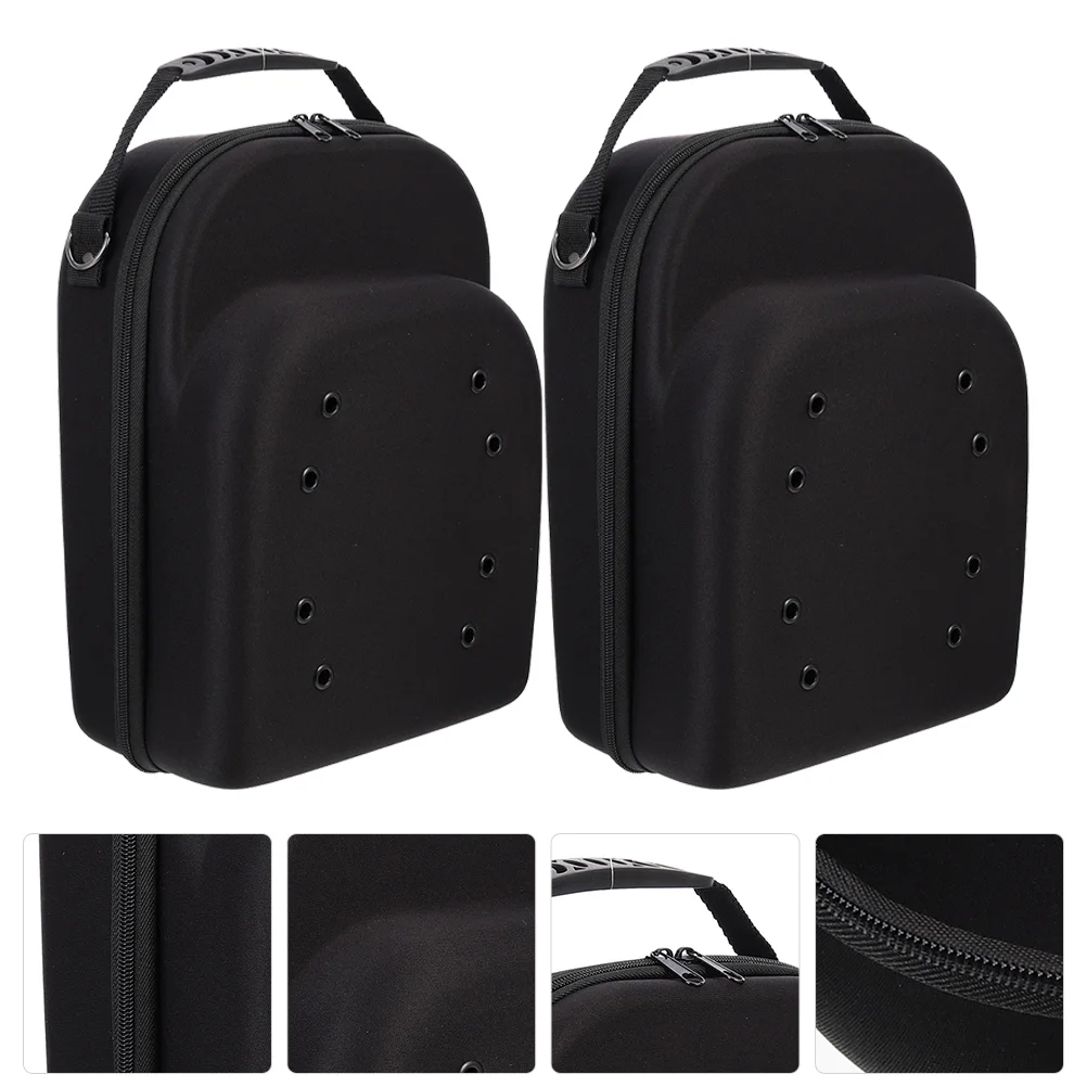 

2 Pcs Hat Storage Box Protector Travel Carrier Case Cap Holder Baseball Caps Organizer Eva