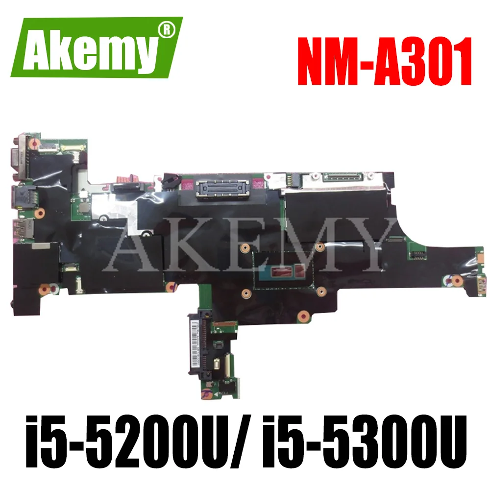 

For Lenovo T450s Laptop Motherboard AIMT1 NM-A301 00HT736 i5-5200u CPU 4GB RAM MainBoard Full Tested Free Shipping