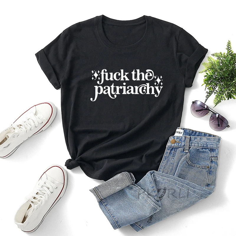 Libby Wishes Patriarchy T Shirt O Neck Women Summer Vintage Taylor's Version Feminist Tee Shirt Streetwear Short graphic Top