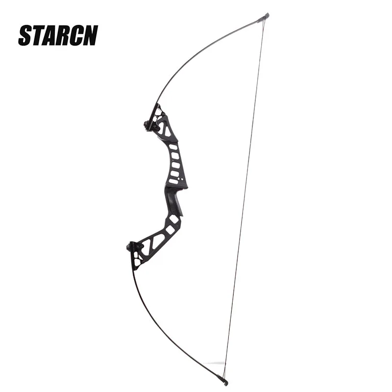 Mechanic Straight Draw Bow Alloy Material 20-50bls Adjustable For Outdoor Hunting Shooting Practise Hunting Game