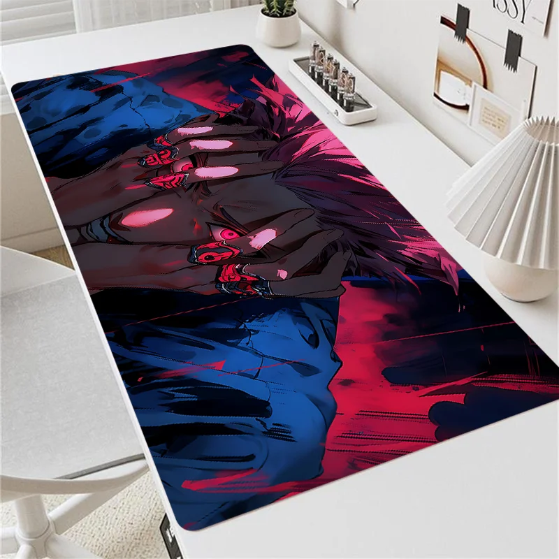 XXL коврик для мыши в стиле аниме 900x400 мм аксессуары дзюдзюцу кайсен игровой милый