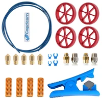 for creality upgrade 3d printer kit with capricorn bowden tube 1m for 1 75mm filamentpneumatic connectorprinter nozzle