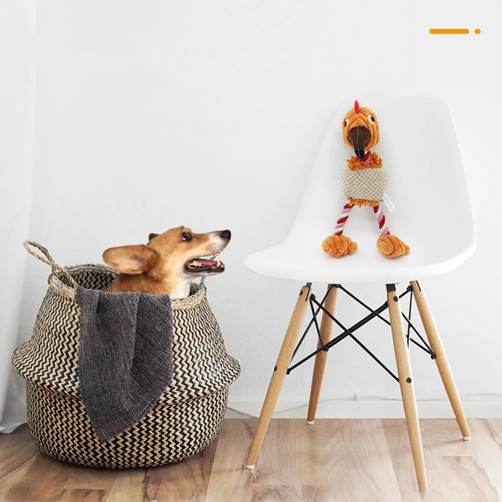 Хлопковая веревка игрушки для птиц и собак плюшевая Набивная игрушка со звуком