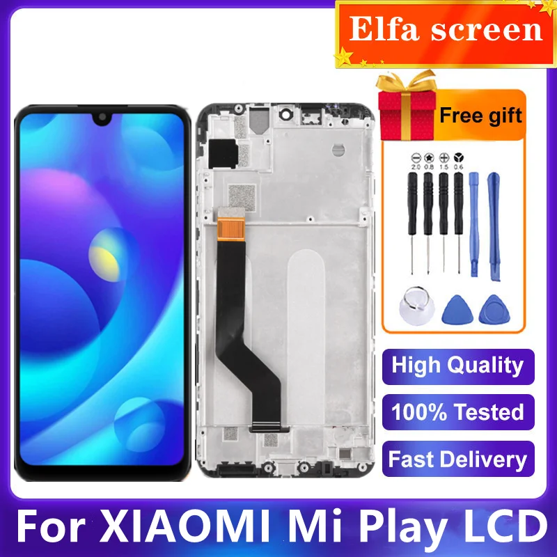 

100% Test 5.84"Mi Play Lcd For Xiaomi Mi Play lcd display touch screen digitizer Assembly for Xiaomi MiPlay Lcd