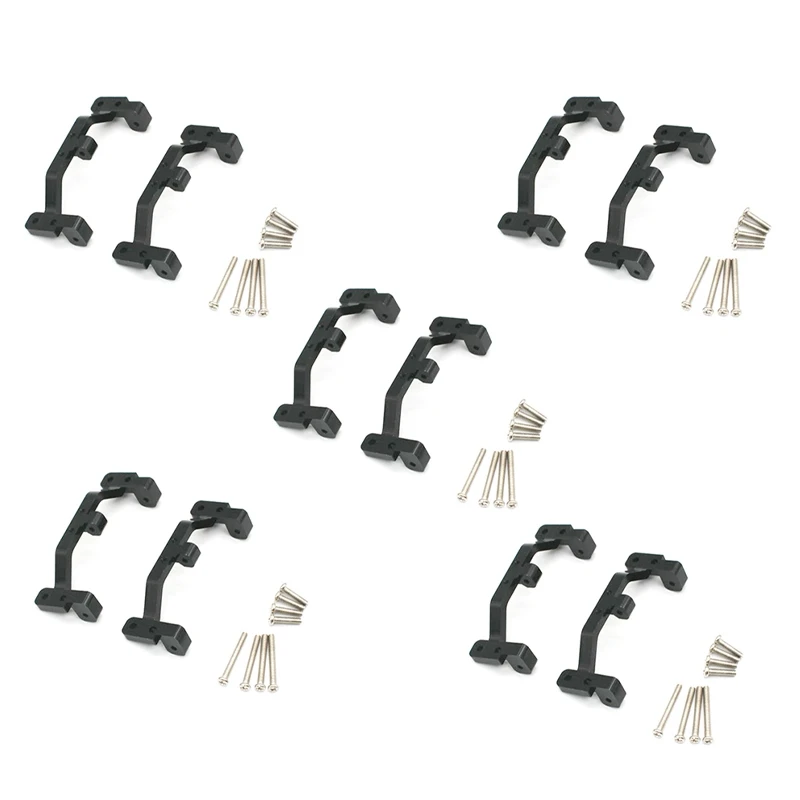 

10X металлический Тяговый стержень базовый Кронштейн сиденья для MN D90 D91 D99S MN90 MN99S 1/12 обновленные детали для радиоуправляемых автомобилей, чер...