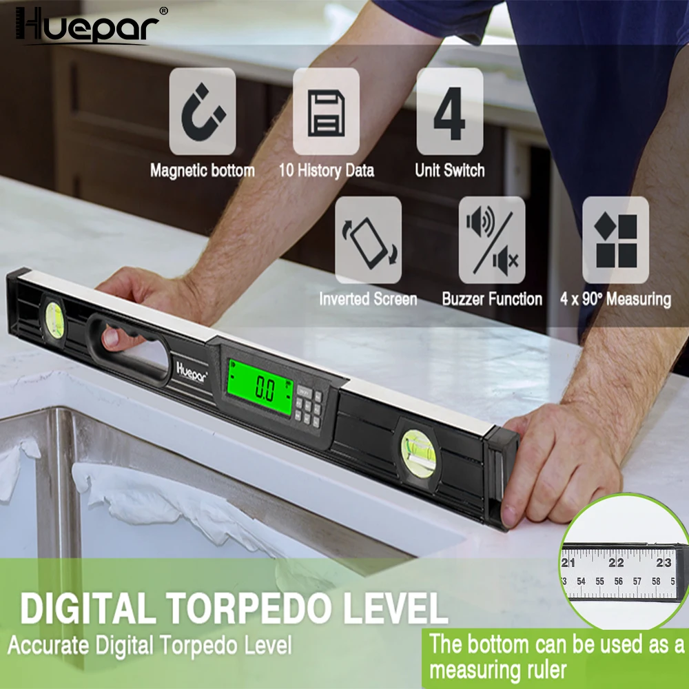 

Huepar Цифровой уровень 610 мм