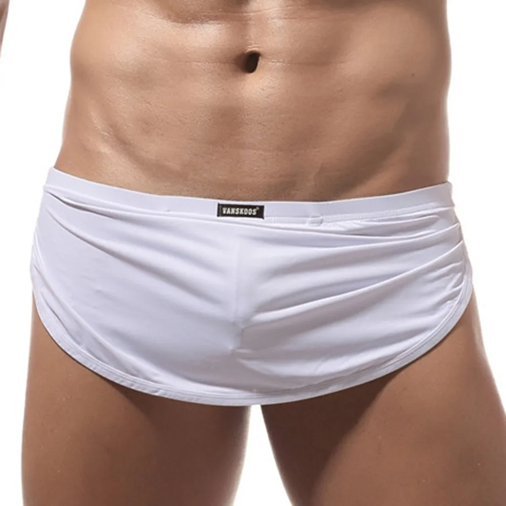 

Split Side Boxer Pouch Shorts Gay Lingerie Mens Sexy Peni Segmentation Underwear Boys Comfy Beach Holiday Trunks Underpants A50