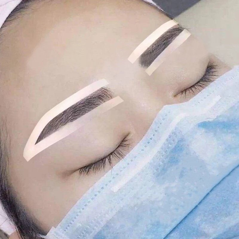 6 пар одноразовые трафареты для бровей