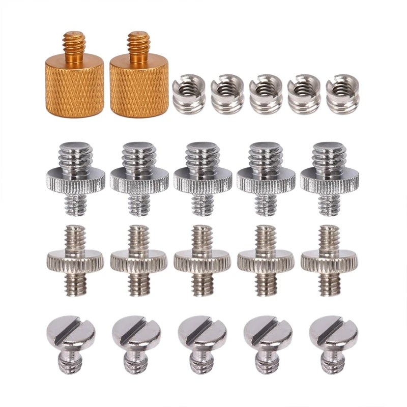 

Винты с резьбовым адаптером для фотостудии, 1/4 дюйма-3/8 дюйма