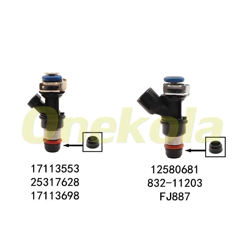 500 шт. 13 2*7*8 6 мм ремонтные комплекты топливных форсунок колпачок для Delphi Ford GMC Chevy