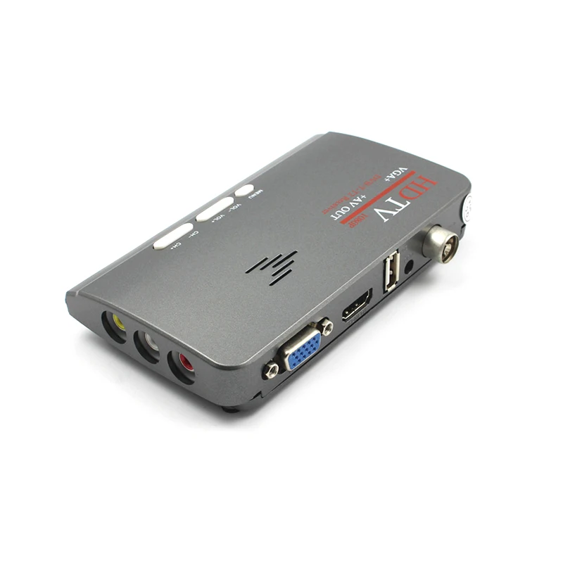 DVB-T/DVB-T2 TV тюнер приемник DVB T/T2 Box VGA AV CVBS 1080P цифровой HD спутниковый ресивер для ЖК/CRT