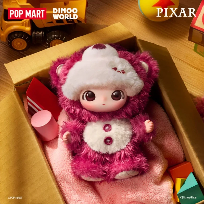 Фото Коллекционная игрушка Pop Mart Blind Box Dimoo World Pixar: серия «Трансформация» (Turning Red), милый кулон, украшение для сумки, для взрослых №4