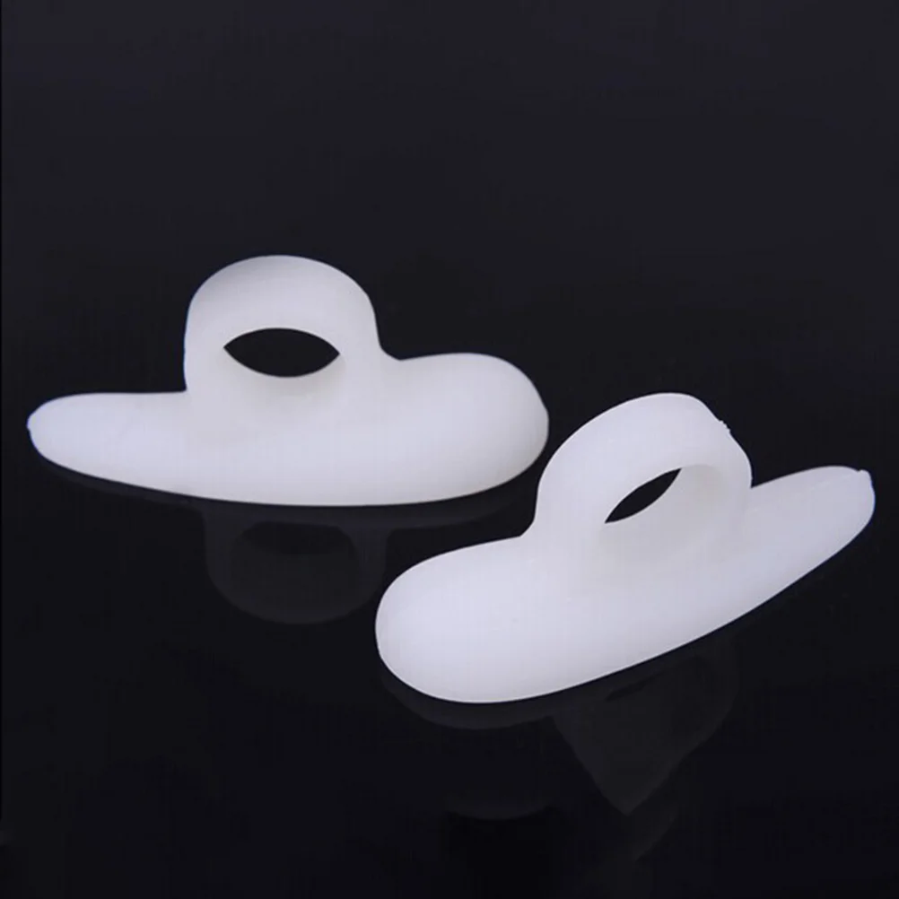 

Toe Hammer Corrector Bunion Pads Pad Straightener Separator Toes Protector Silicone Crest Foot Cushions Spacers Hallux Valgus