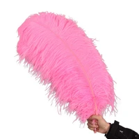 pink ostrich feathers for decoration 15 70cm long ostrich feather on the middle of the table centerpieces needlework accessories