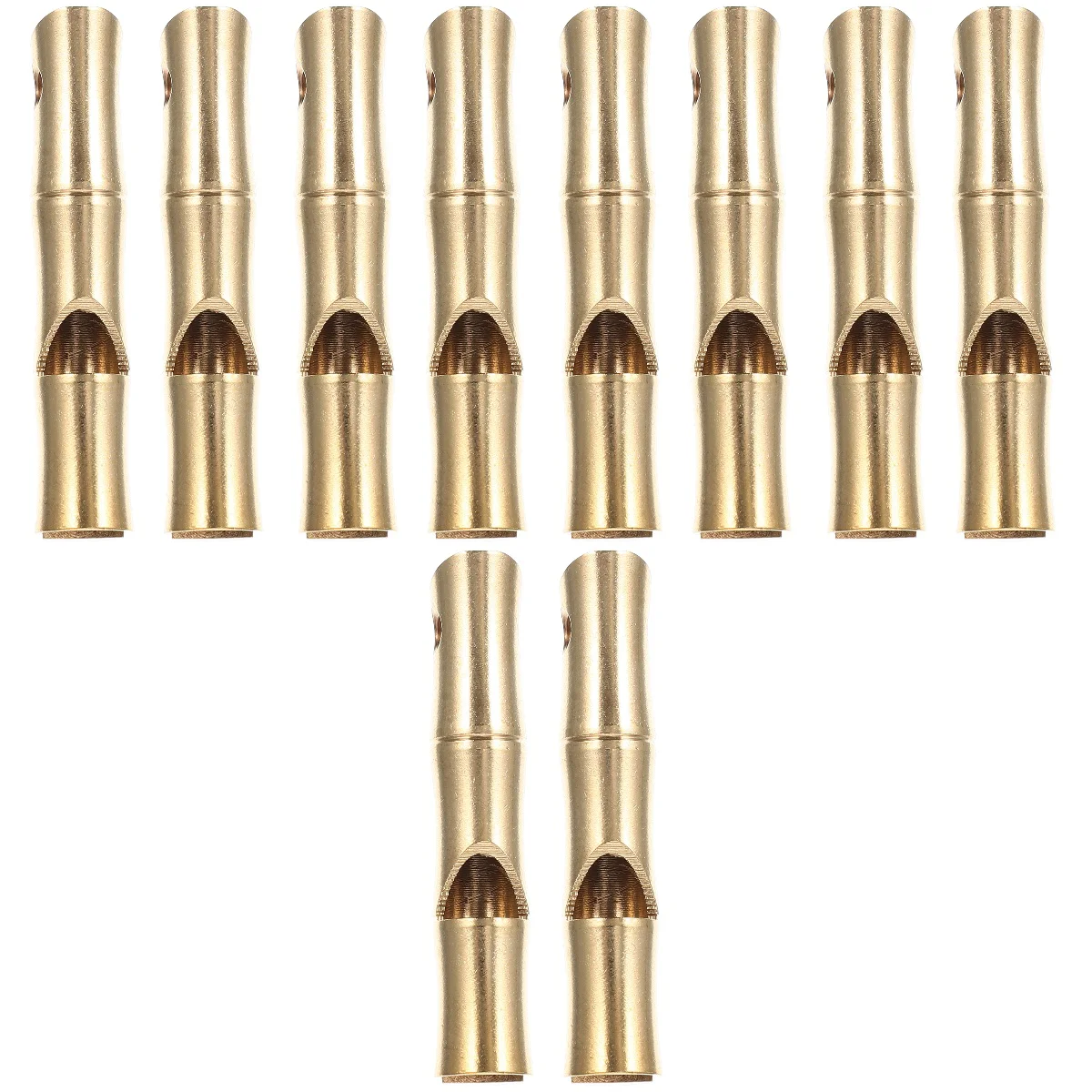 

10 pcs Whistle Pendant Whistle Whistle Keychain Whistle Emergency Whistle Metal Whistle