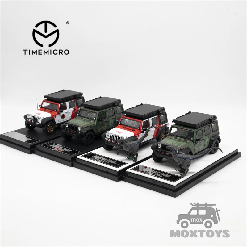 

Время микро 1:64 Jeep Wrangler красно-белый/ржаво-зеленый литая модель автомобиля