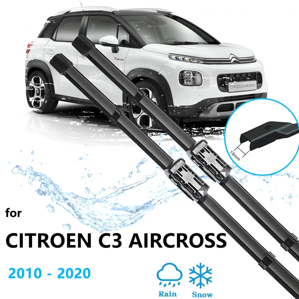 Для Citroen C3 Aircross Itroen 2010 ~ 2020 передние дворники лезвия щетки 26 16 резак аксессуары для