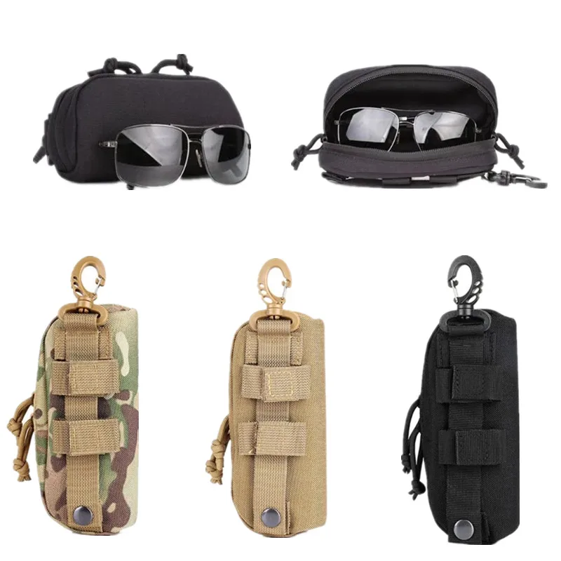 

1000D Nylon Hard Eyeglasses Bag Outdoor Hunting Sunglasses Case Military Pouch Goggles Storage Box