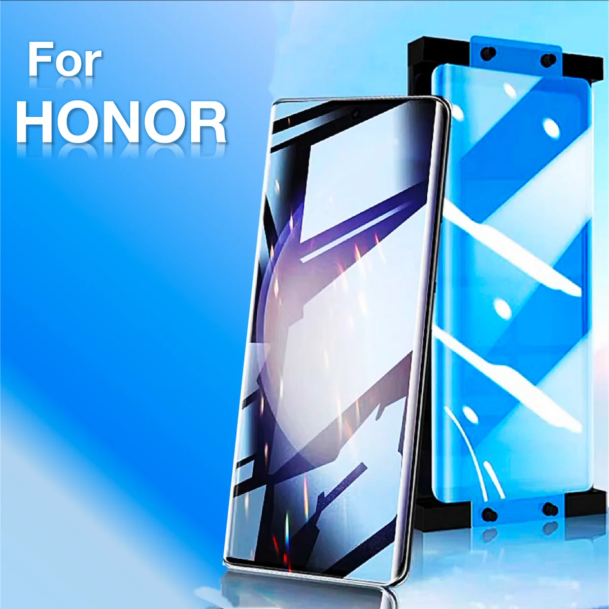 

for HONOR 80 SE 70 60 50 Magic 5 4 3 Magic5 Magic4 Magic3 Pro Explosion-proof Screen Protector Glass Protective with Install Kit