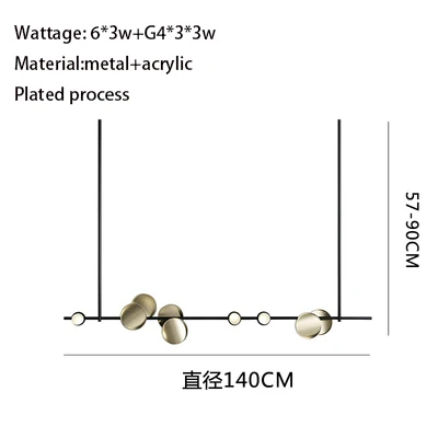 

Artpad Золото-черные подвесные светильники