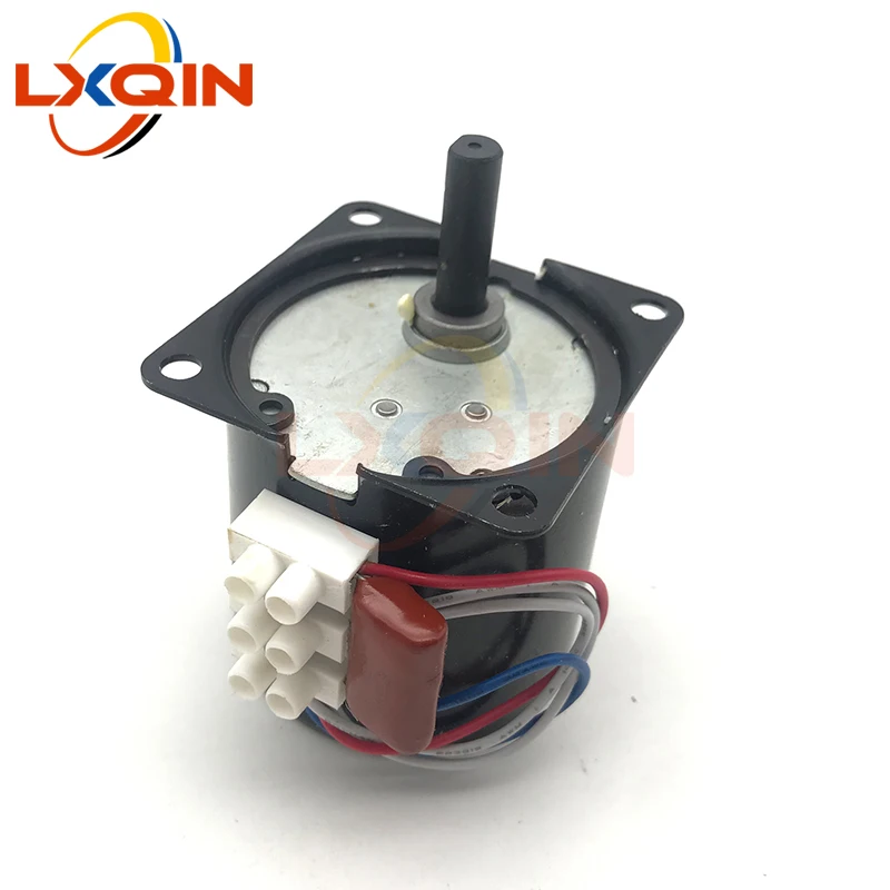 Фото Мотор системы подачи бумаги LXQIN для Roland Mutoh VJ1604 RJ900, двигатель для перемотки рулонов фотобумаги, мотор для намотки рулонов №2