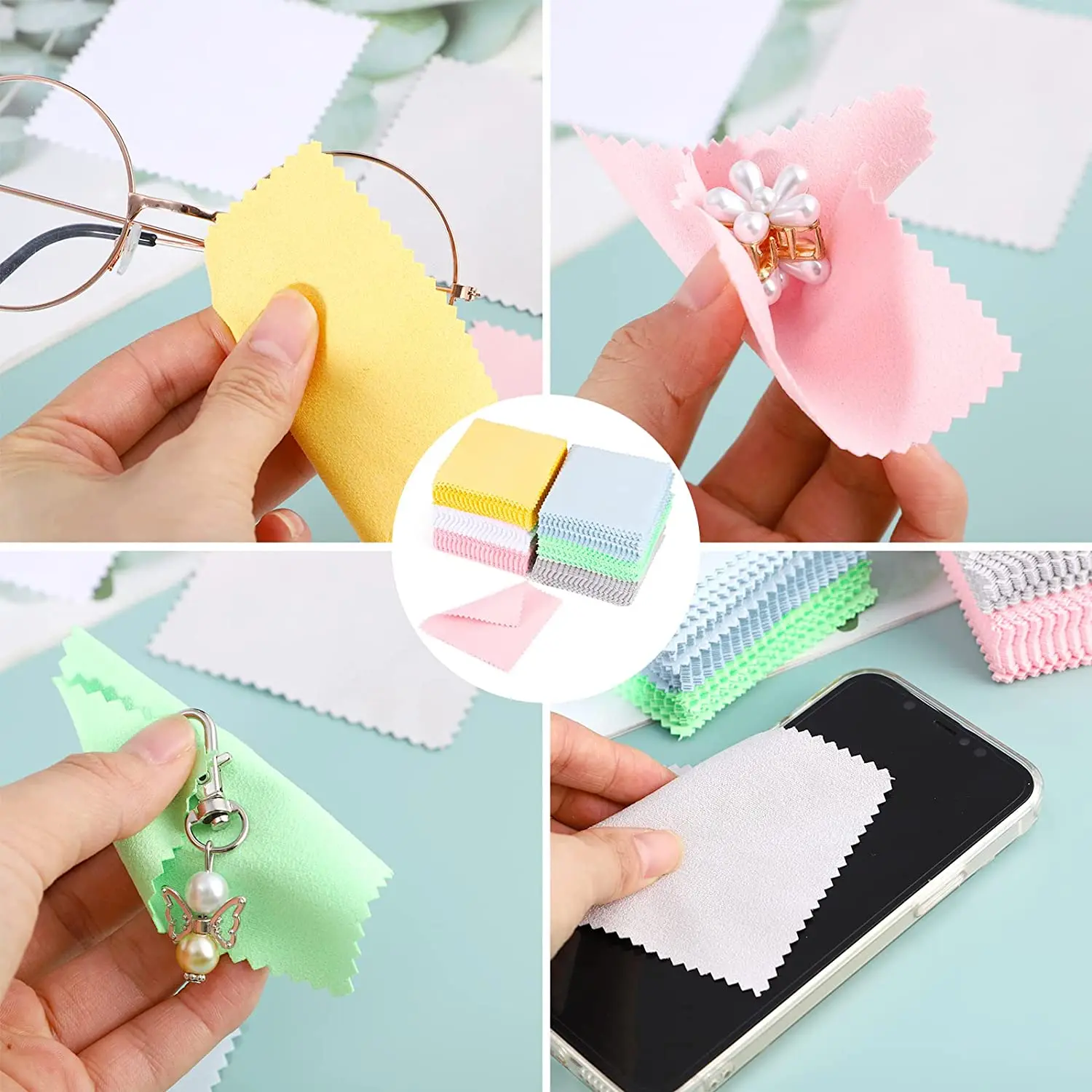 Салфетка для чистки серебряного покрытия 8 х8 см 50/20 шт.