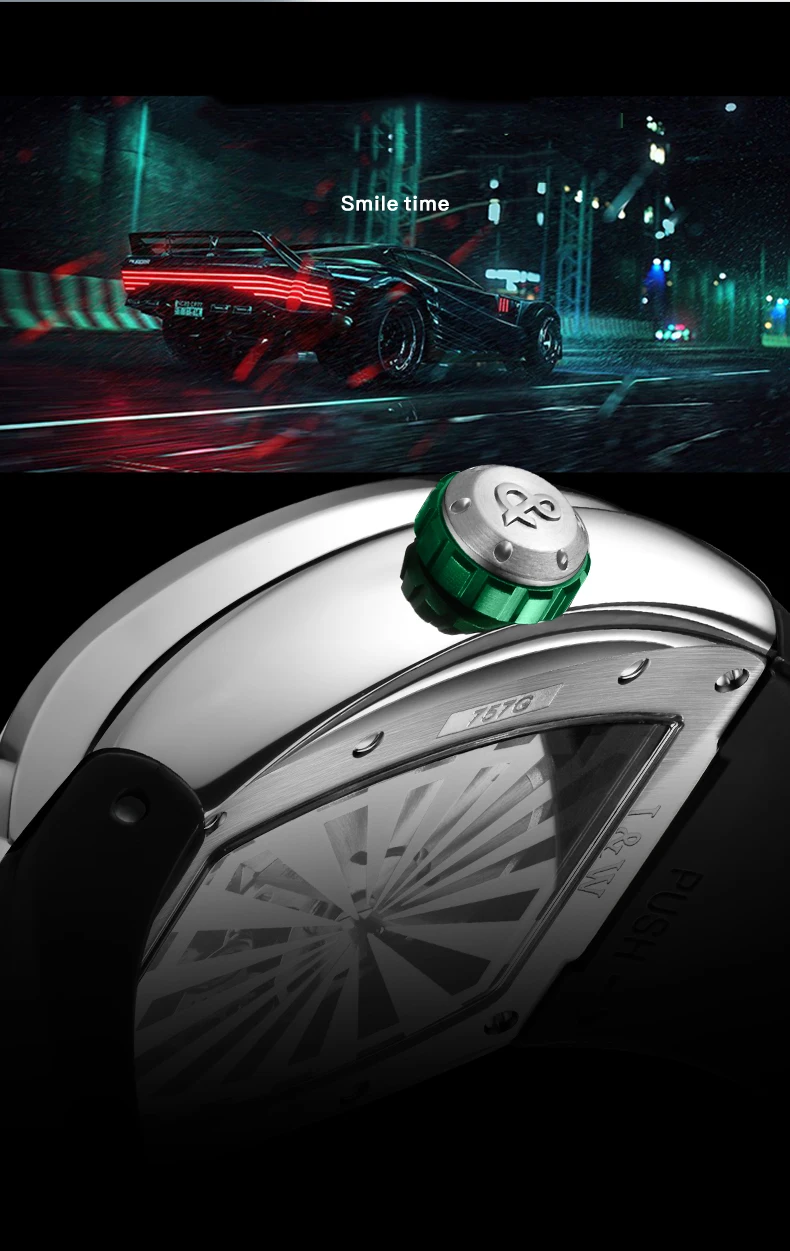 Мужские автоматические часы I &amp W 43 мм роскошные механические наручные