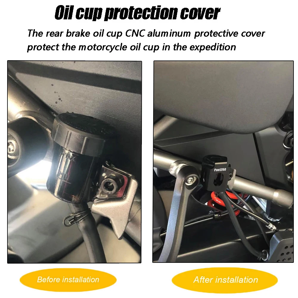 Для Harley Pan America 1250 1250S Ra1250 задний резервуар тормозной жидкости Guard Protector Oil Tank Cup Cover