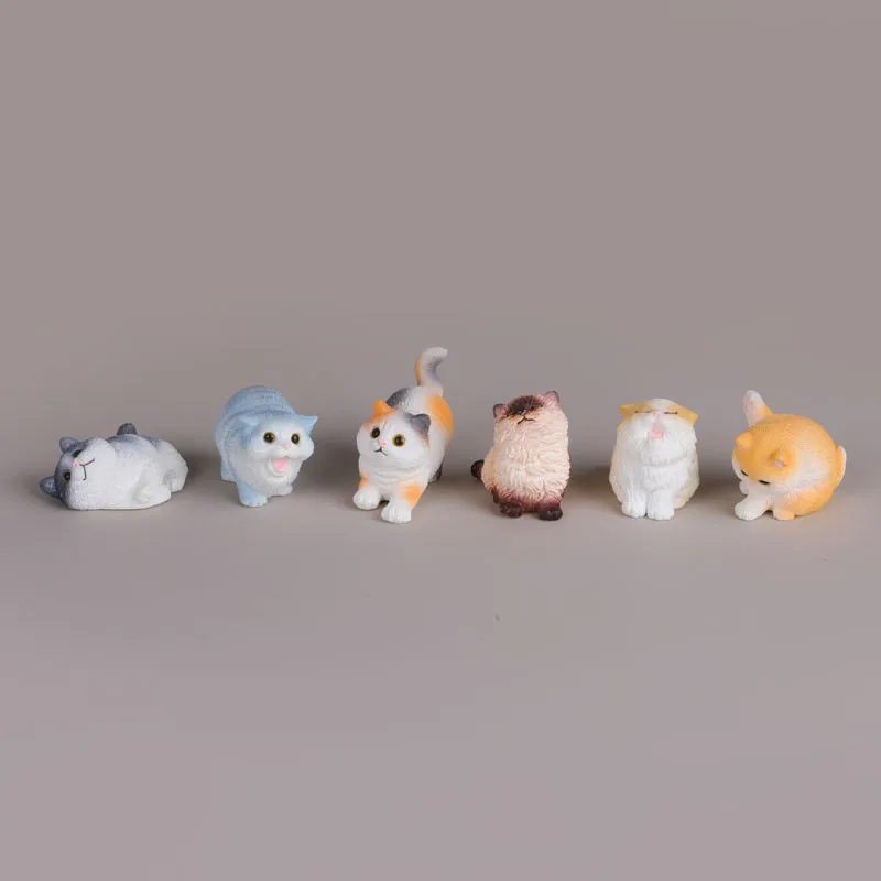 

Миниатюрные фигурки котят KINGONEDOM, 6 шт.