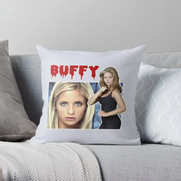 

Buffy The Vampire Slayer Printing Throw Pillow Cover Office Soft Comfort Car Case Sofa Throw Bedroom Pillows not include