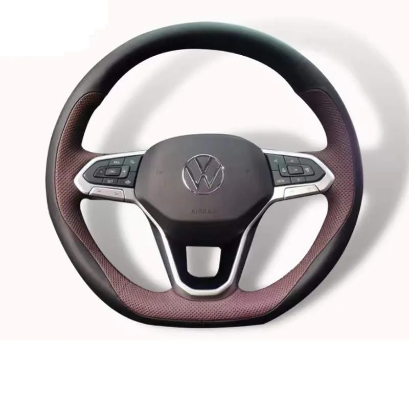 Кожа для Volkswagen VW ID4 Crozz Tiguan Tharu X Magotan Passat Teramont Ручное шитье аксессуары автомобиля