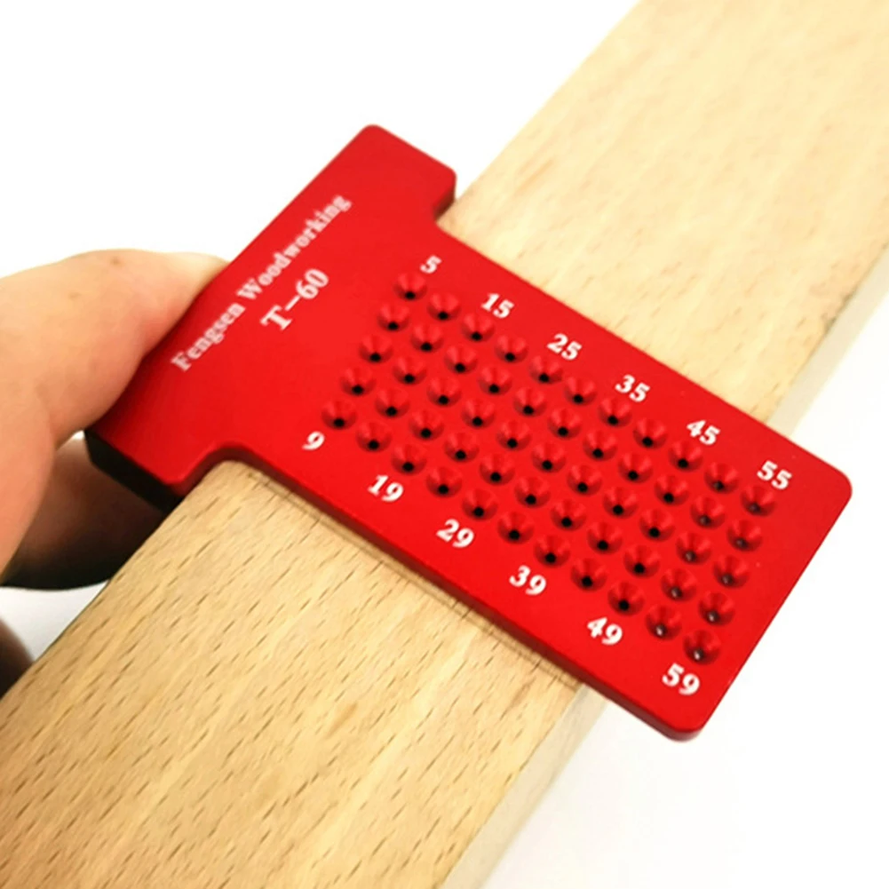 

T60 деревообрабатывающий штангенциркуль T-type, измерительный инструмент для столярных работ, износостойкий и устойчивый к ржавчине, прочный