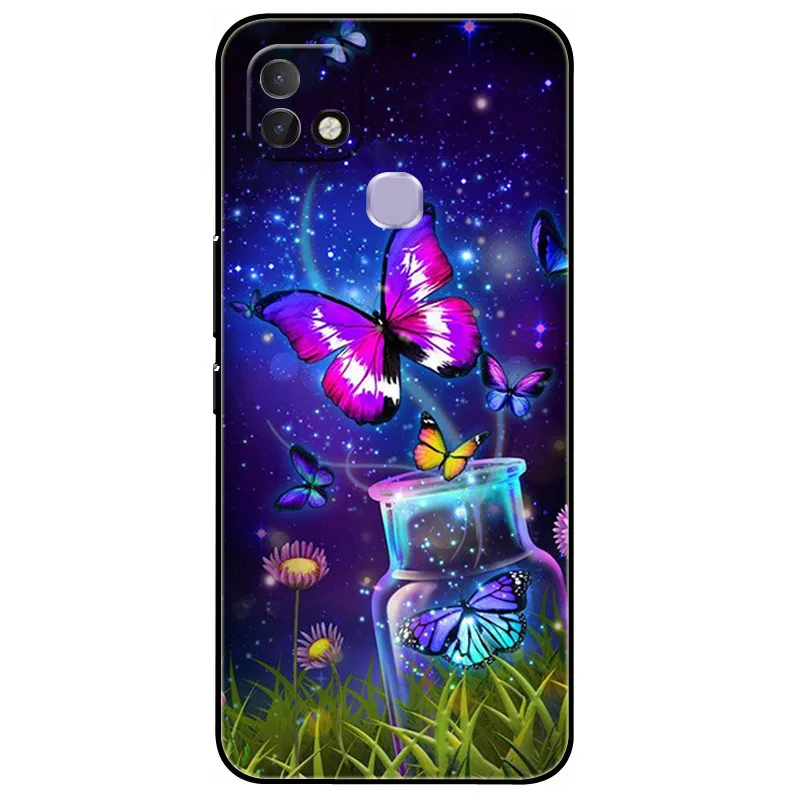 for infinix hot 10i case x659b silicone soft fashion tpu phone cover for infinix hot10i case x658e bumper funda for hot 10i 6 52 free global shipping