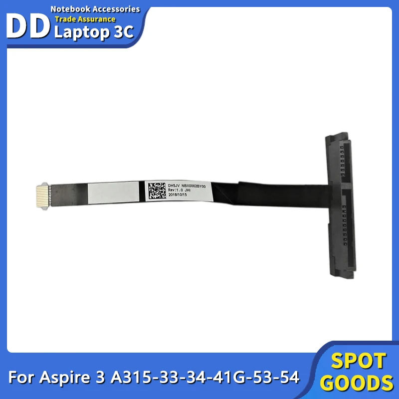 

New HDD Cable For Acer Aspire 3 A315-33 A315-34 -41G -53 -54 Laptop SATA Hard Drive Adapter Disk Connector NBX0002BY00