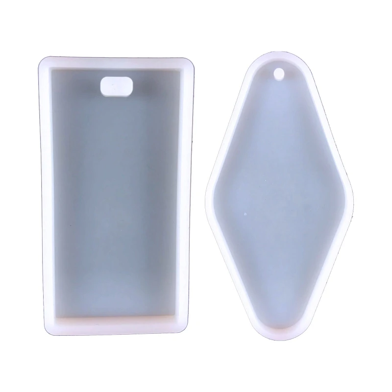 

Форма для брелока в форме ромба, силиконовая форма для браслета из смолы, Женский декоративный кулон для брелока, форма для украшений «сдела...