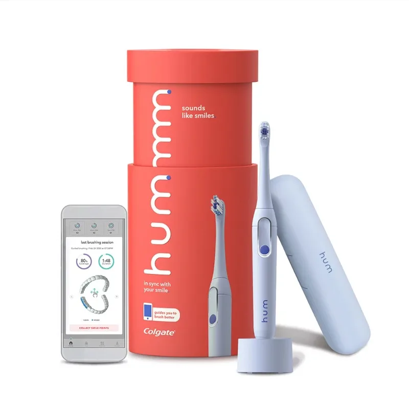 

DUTRIEUX Smart Rechargeable Electric Toothbrush Kit with Travel Case, Blue，electric toothbrush
