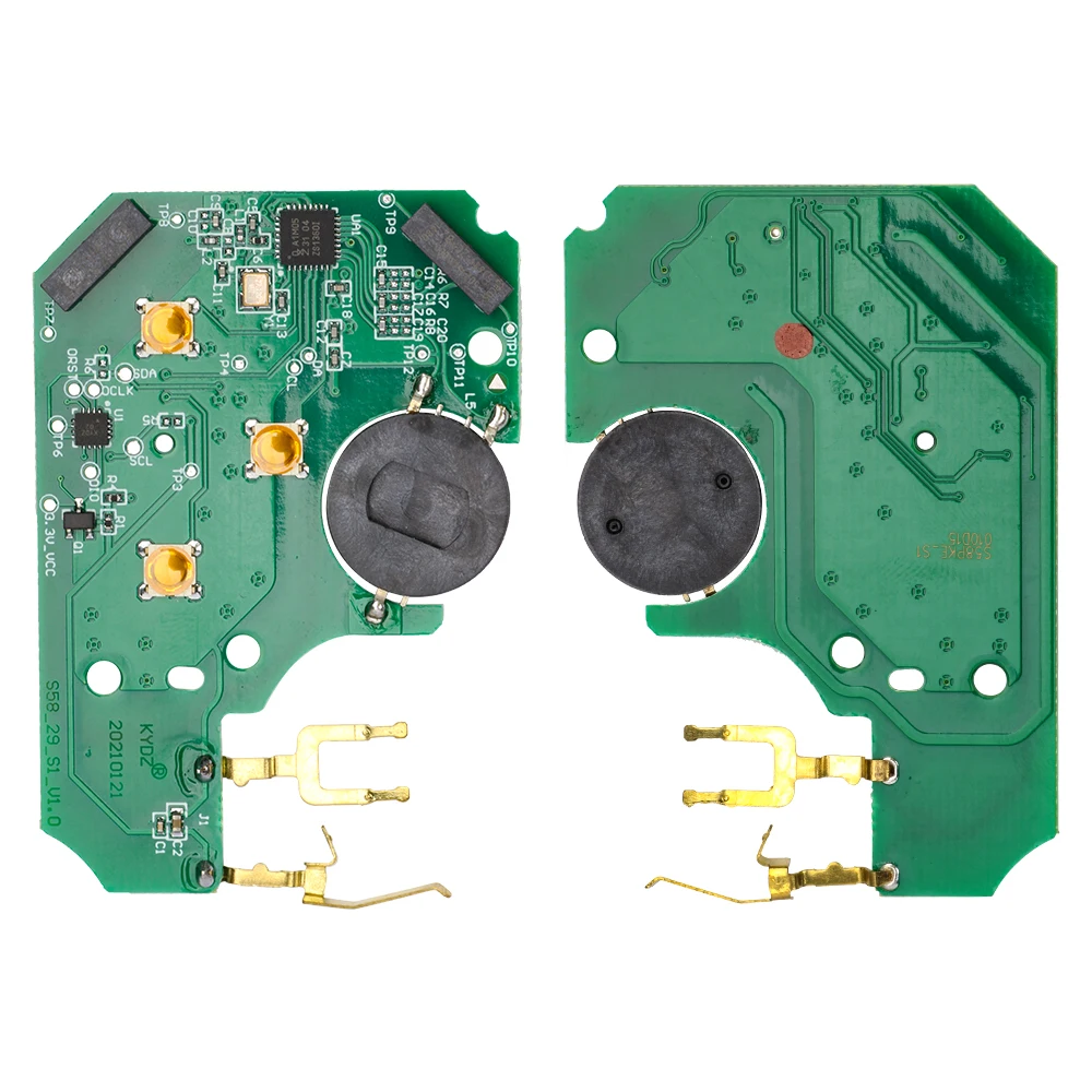 KEYECU 433 МГц PCF7943 ID46 смарт-ключ карты для Renault Megane II Scenic Grand 2003-2008 3 кнопки бесключевой