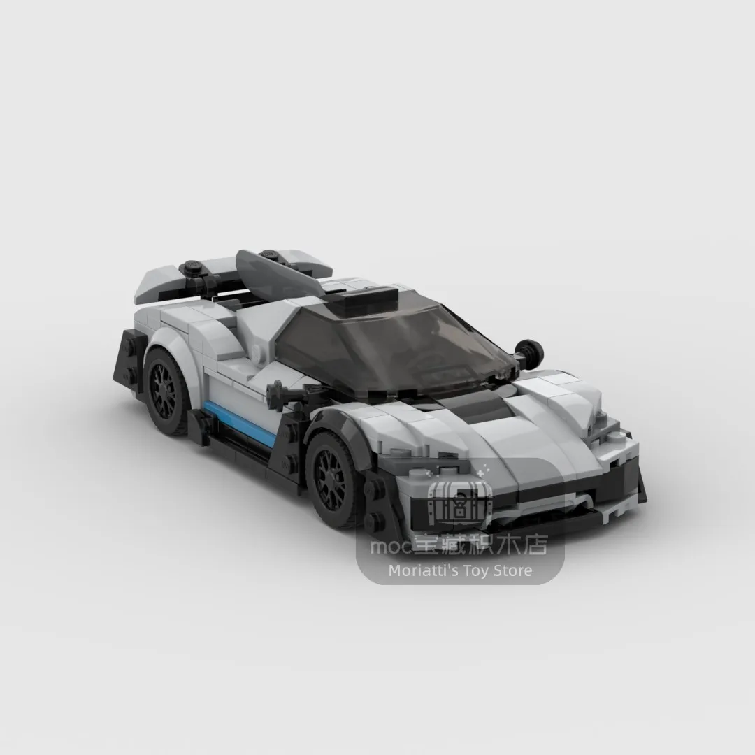 Креативная гаражная строительная игрушка для мальчиков с MOC Benz ONE гоночный
