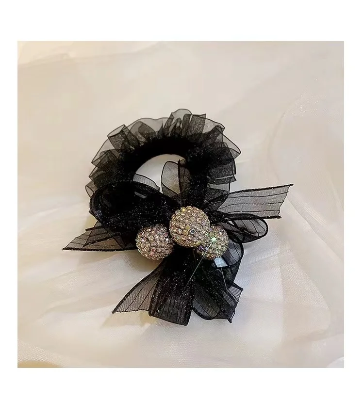 Галстук-бабочка для волос женский головной убор из органзы Летний темперамент