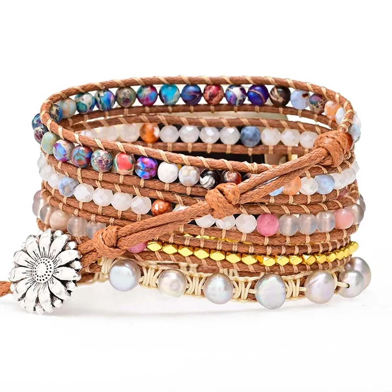 Natural Freshwater Pearl Stone Strap For Fitbit Versa 1 2 3 Band Watchband Wristband For Fitbit Versa Lite/Fitbit Sense Strap