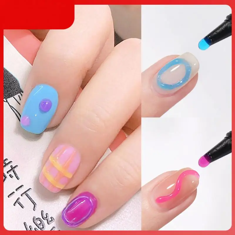 

ELECOOL Nail Art Drawing UV Gel Polish Lacquer Drawing Design Pure Solid Color Nail Painting Gel 3D Candy Color Stereo UV Gel