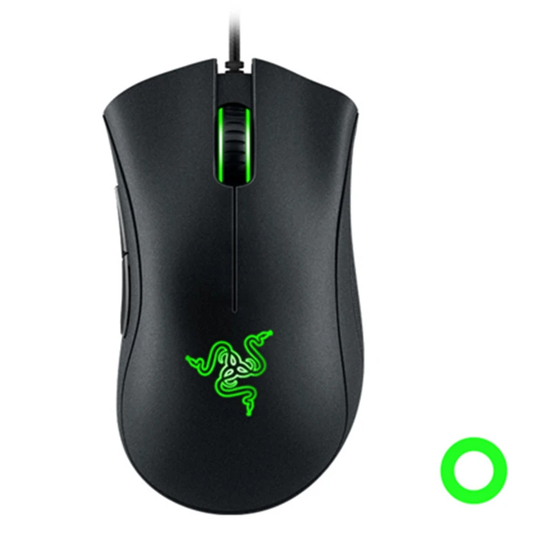 razer deathadder essential wired gaming mouse mice 6400dpi optical sensor 5 independently buttons for laptop pc gamer free global shipping
